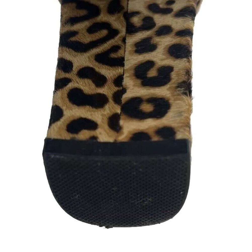 Steve Madden Womens Animal Print Pony Hair Booties Size 8 M Pixie-L Block Heel - Picture 10 of 16